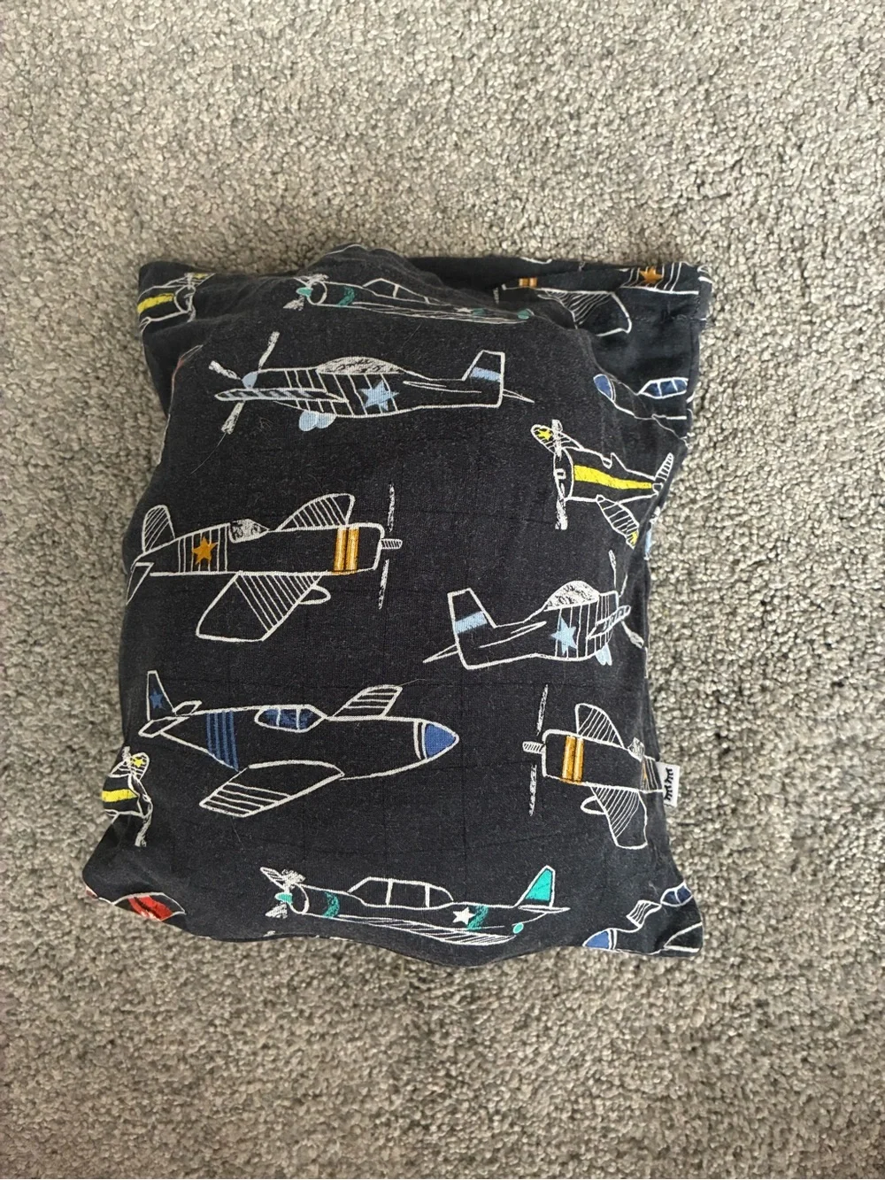 Little Sleepies Airplane Print crib Sheet